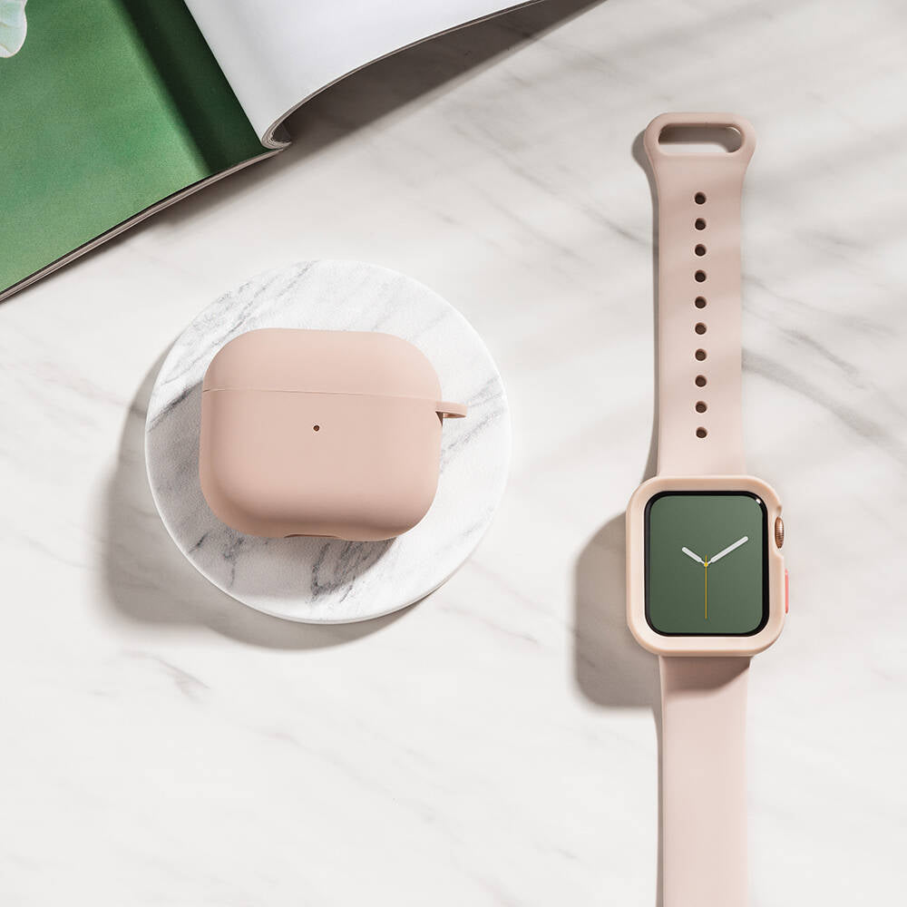 Airpods 3. Nesil Kılıf Yumuşak Dokunuşlu Likit Silikon Tasarımlı Lisanslı Switcheasy Skin Kılıf Siyah