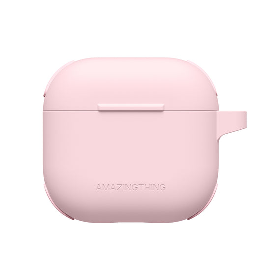 Apple Airpods 4 Amazingthing Airbag Köşe Tasarımlı Omni Serisi Silikon Kapak Pembe