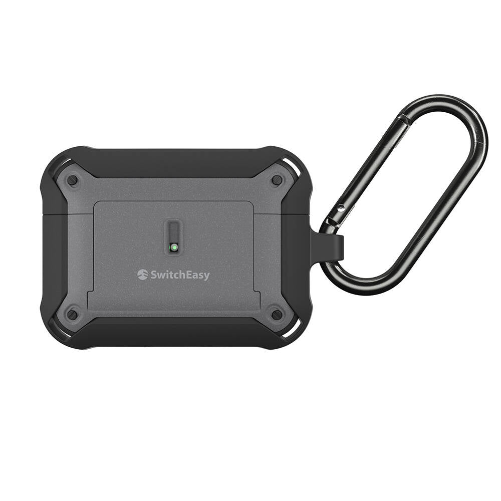 Airpods Pro 2 Kılıf Askılı Sağlam Tasarımlı Lisanslı Switcheasy Guardian Kılıf Gri