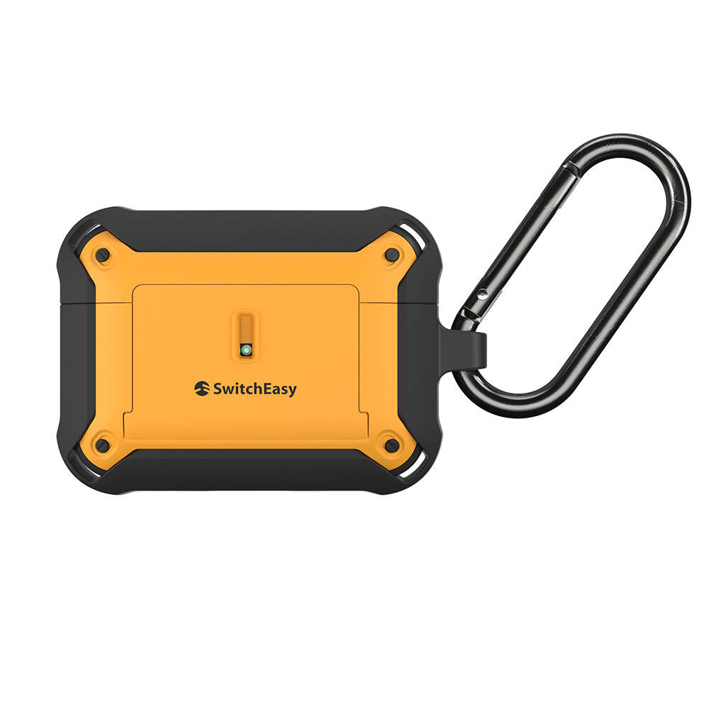 Airpods Pro 2 Kılıf Askılı Sağlam Tasarımlı Lisanslı Switcheasy Guardian Kılıf Siyah