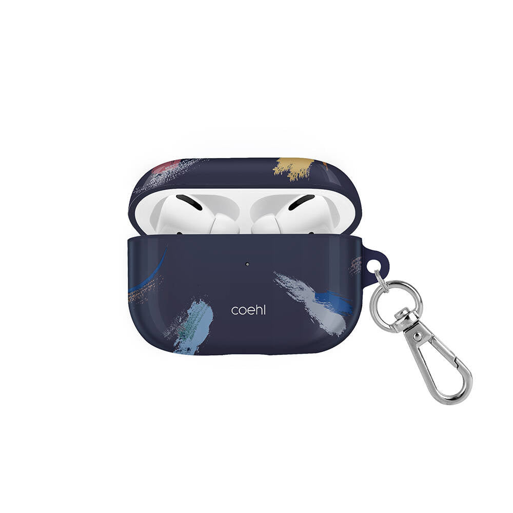 Airpods Pro Kılıf Fırça Boya Desenli Coehl Reverie Kılıf Gri