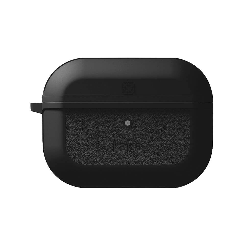 Airpods Pro 2 Kılıf Kajsa Luxe Collection Kablosuz Şarj Uyumlu Kılıf Siyah