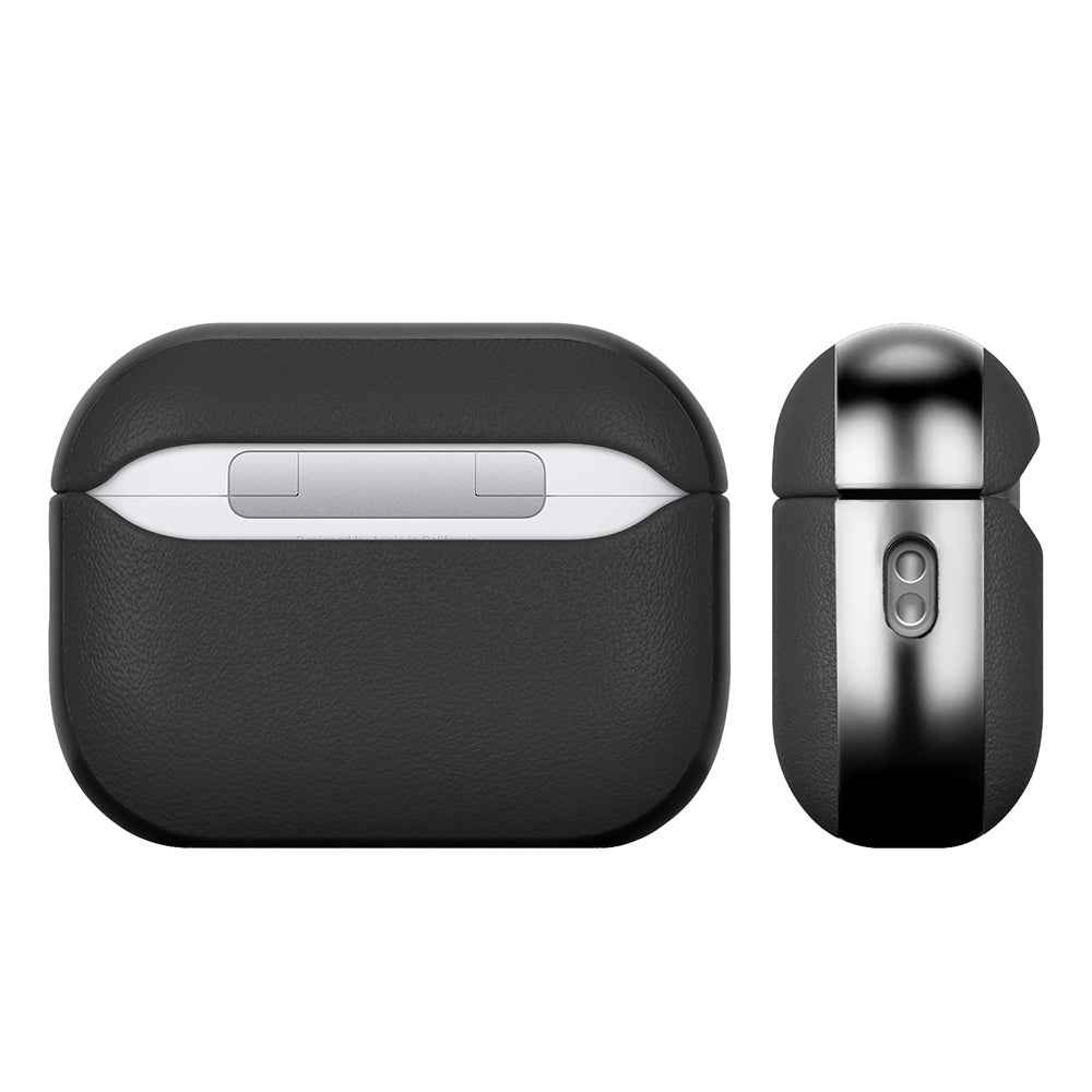 Apple AirPods Pro 3 Kılıf M-Safe Şarj Özellikli Mutural Poying Serisi Deri Tasarımlı Kapak