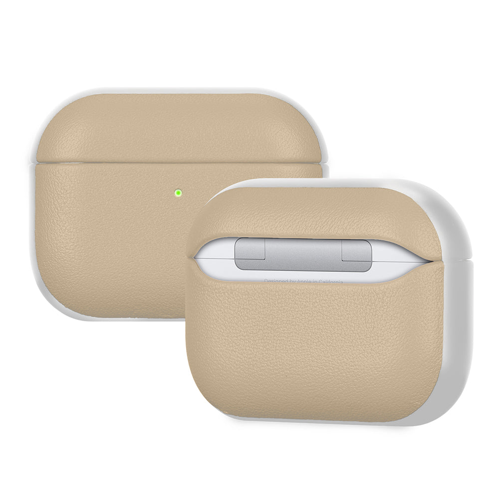 Apple AirPods Pro 3 Kılıf M-Safe Şarj Özellikli Mutural Poying Serisi Deri Tasarımlı Kapak