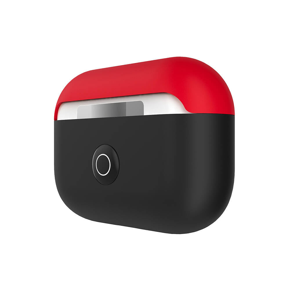 Airpods Pro Kılıf Boyun Askılı Parlayan Düğmeli Lisanslı Switcheasy Colors Silikon Kılıf Beyaz