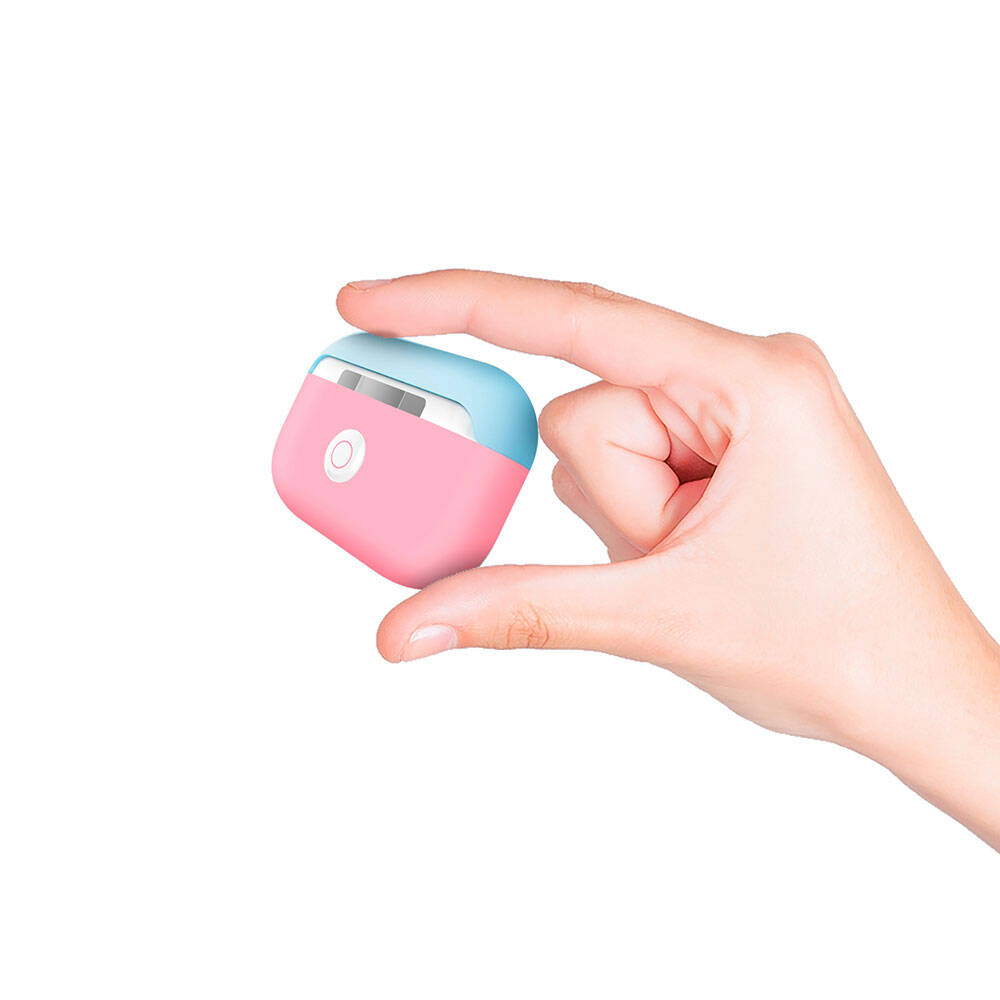 Airpods Pro Kılıf Boyun Askılı Parlayan Düğmeli Lisanslı Switcheasy Colors Silikon Kılıf Siyah