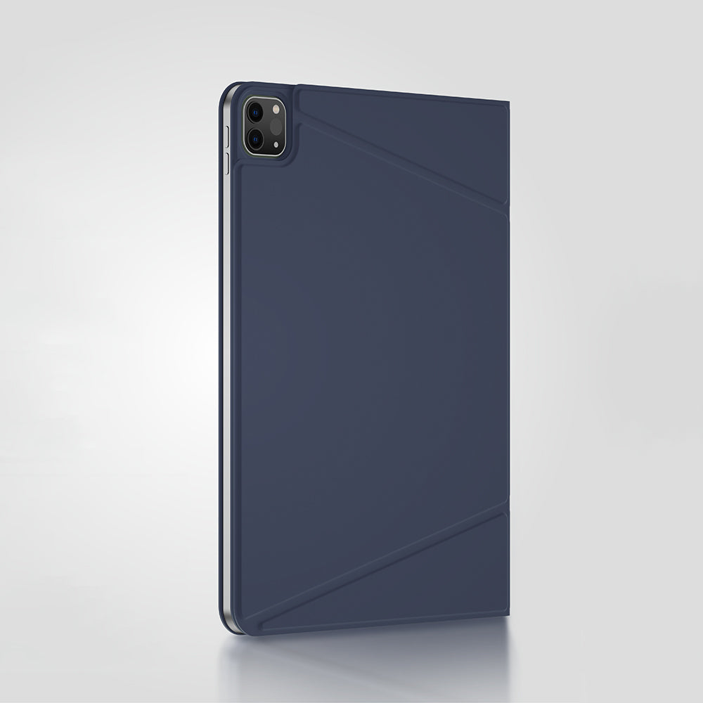 iPad Air 11 2024 Amazingthing Matte Pro Mag Folio Katlanabilir Magnetik Standlı Kılıf Mavi