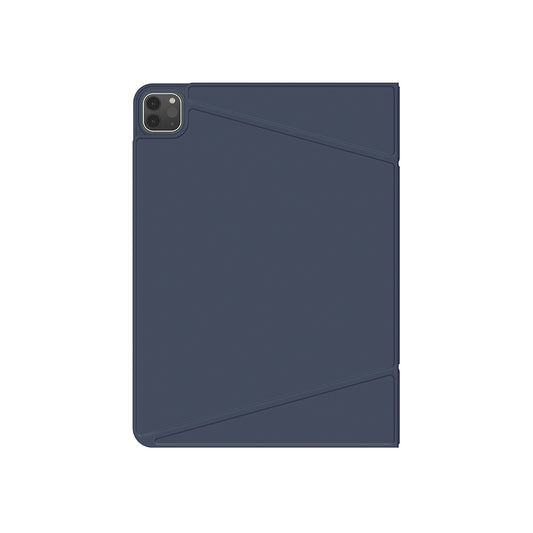 iPad Air 11 2024 Amazingthing Matte Pro Mag Folio Katlanabilir Magnetik Standlı Kılıf Mavi