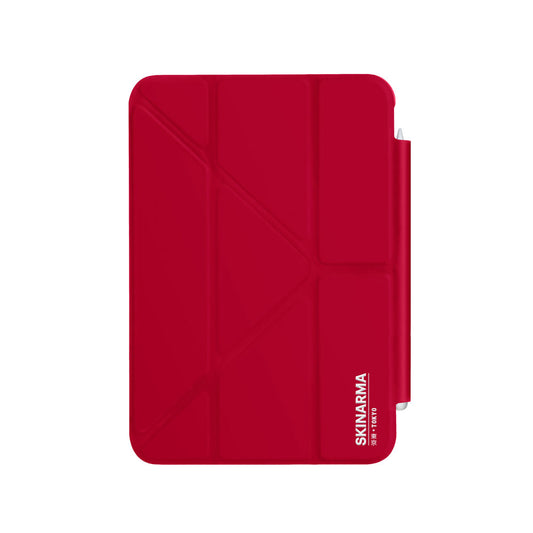 iPad Air 11 2024 Kılıf SkinArma Kalemlikli Arkası Şeffaf Standlı Magnetik Taihi Sora Kılıf Siyah