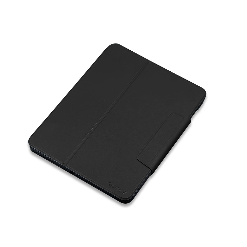 iPad Air 11 2024 Raptic Spin Detachable Folio PU Ayrılabilir Kalem Bölmeli Standlı Kılıf Lacivert