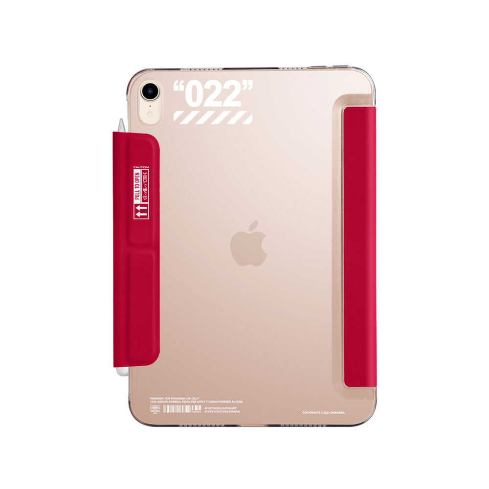 Apple iPad Air 11 2025 M3 Kılıf SkinArma Kalemlikli Arkası Şeffaf Standlı Magnetik Taihi Sora Kılıf Siyah