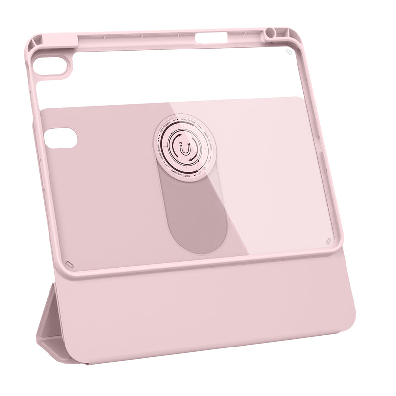 Apple iPad Air 11 2025 M3 Wiwu 360° Dönebilen Standlı Magnetik Koruyucu Tablet Kılıfı Gri