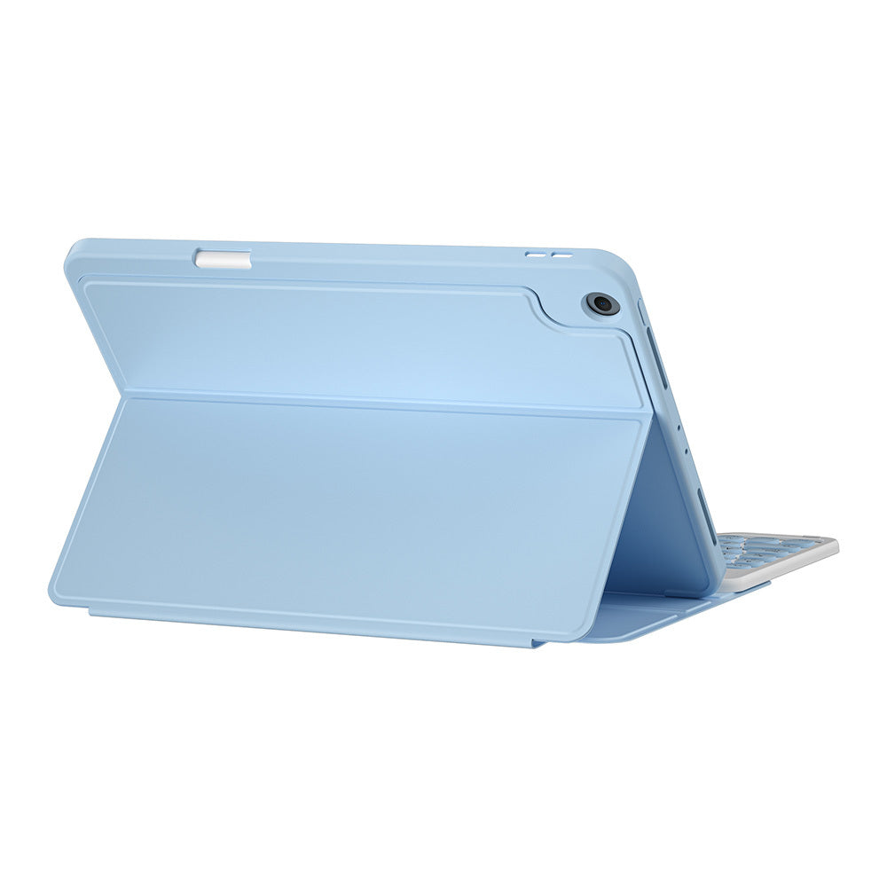 iPad Pro 10.5 (7.Nesil) Wiwu Protective Gizli Kalem Bölmeli Klavyeli Kılıf Pembe