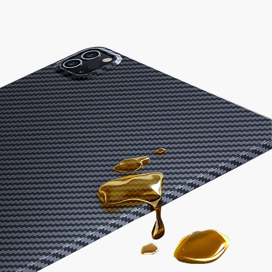 iPad Pro 11 2022 M2 Kılıf Benks Essential Kevlar Karbon Fiber Kılıf Siyah