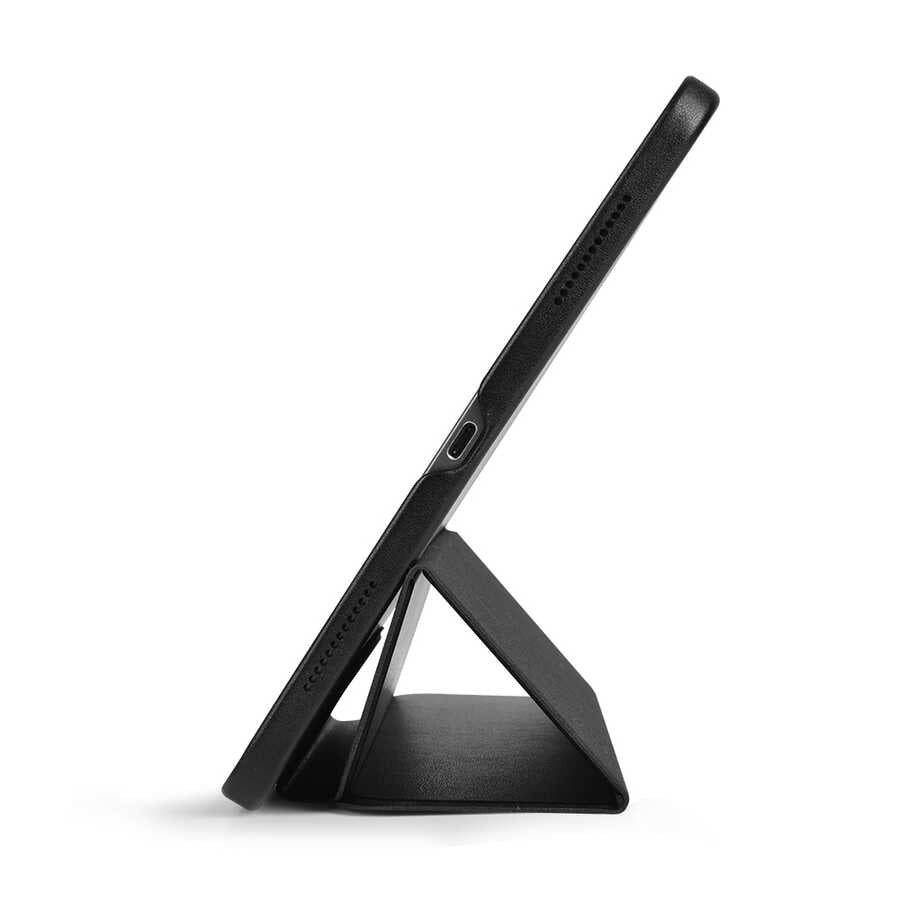 iPad Pro 11 2022 M2 Wiwu Ayrılabilen Magnetik Standlı Tablet Kılıfı Siyah