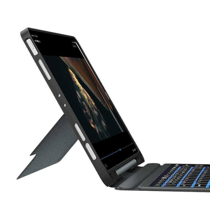 iPad Pro 11 2022 M2 Wiwu Mag Touch Klavyeli Standlı Kılıf Siyah