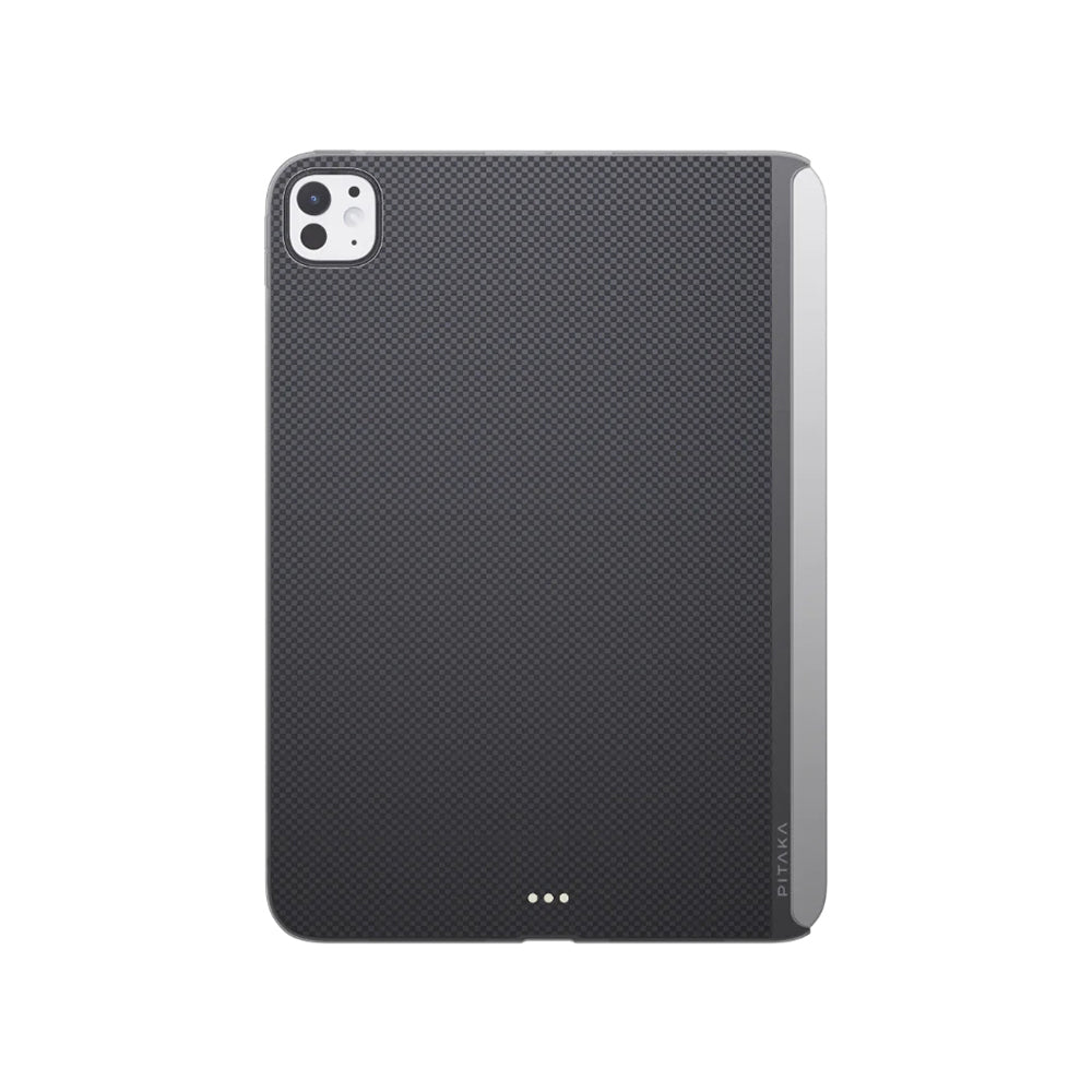 iPad Pro 11 2024 Kılıf Aramid Fiber Pitaka Ultra-Slim Classic Serisi Tablet Kılıf Siyah