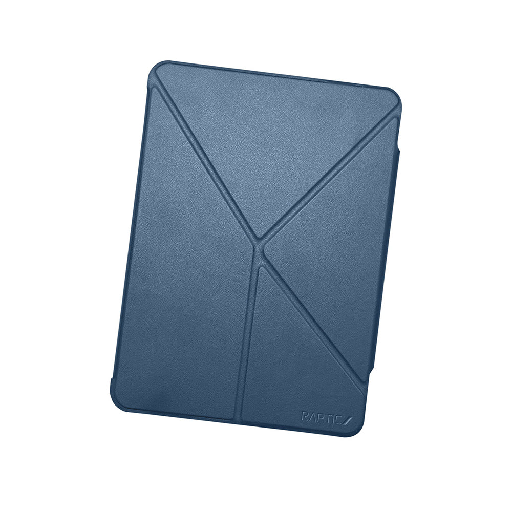 Apple iPad Pro 11 2024 Raptic Clear Folio Airbagli Şeffaf Kapaklı Katlanabilir Standlı Kılıf Siyah