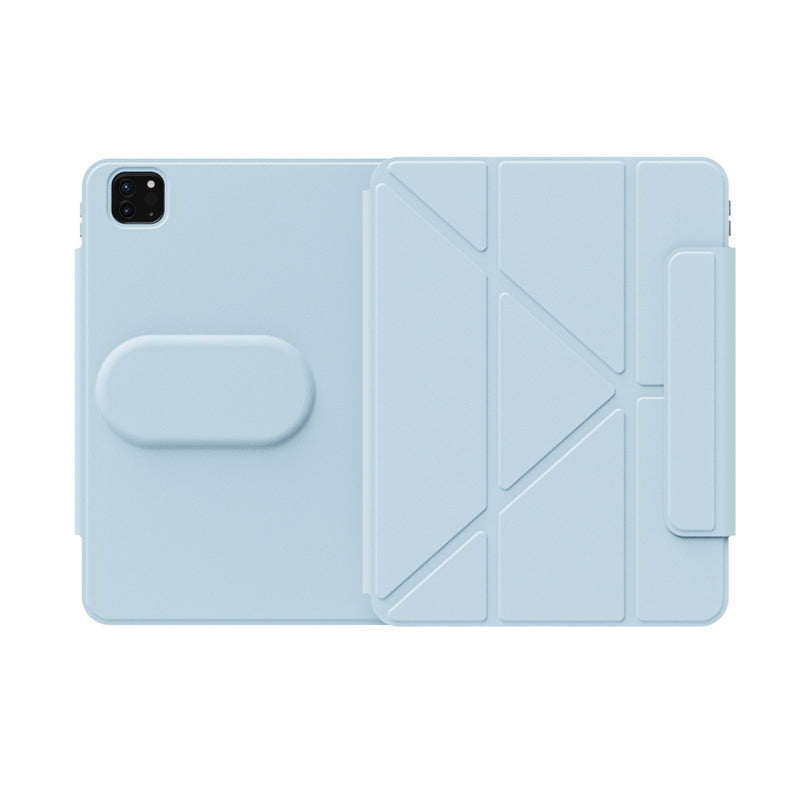 iPad Pro 11 2024 Wiwu 360° Dönebilen Standlı Magnetik Koruyucu Tablet Kılıfı Siyah