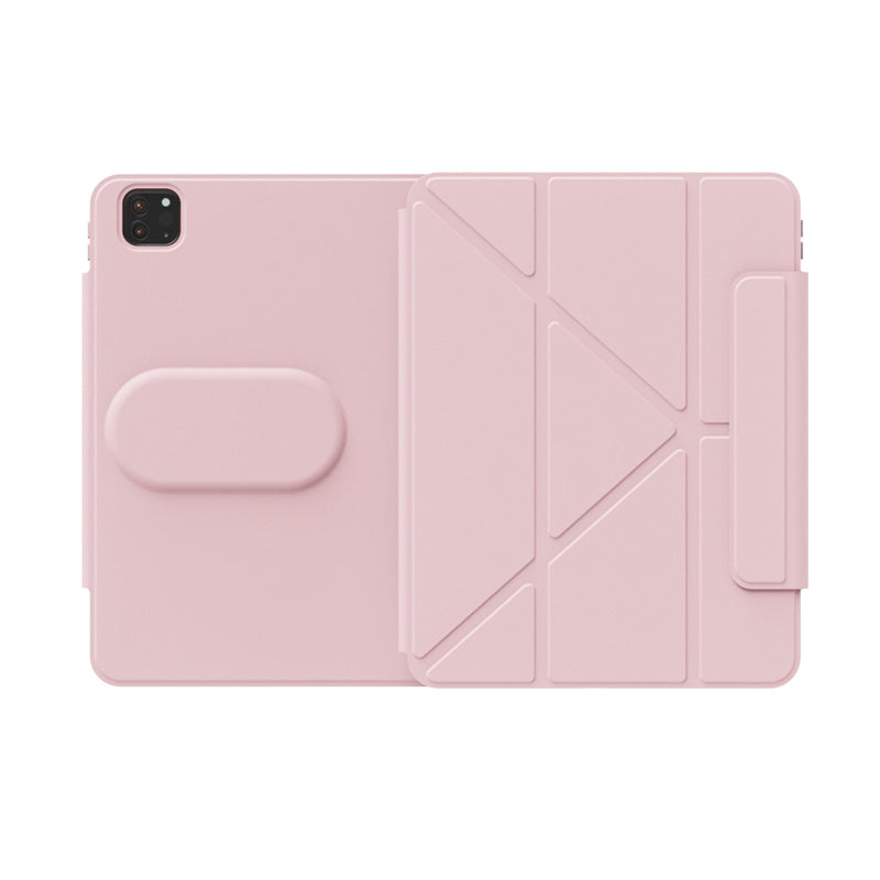 iPad Pro 11 2024 Wiwu 360° Dönebilen Standlı Magnetik Koruyucu Tablet Kılıfı Siyah