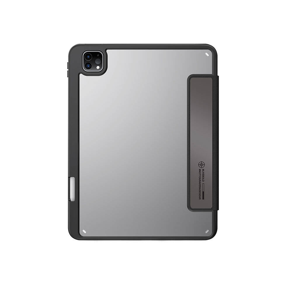 Apple iPad Pro 11 2025 M5 Kılıf SkinArma Holografik Tasarımlı Arkası Şeffaf Çıkarılabilir Magnetik Kira Kobai Kılıf Colorful