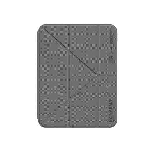 Apple iPad Pro 11 2025 M5 Kılıf Skinarma Kalemlikli Arkası Şeffaf Standlı Magnetik Zeta Kılıf