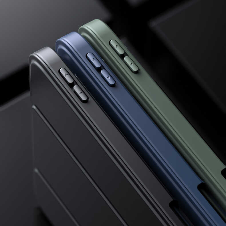 iPad Pro 12.9 2021 (5.Nesil) Kılıf Wlons Tablet Kılıf Lacivert