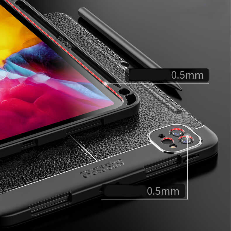 iPad Pro 12.9 2022 M2 Kılıf Wlons Tablet Kılıf Lacivert