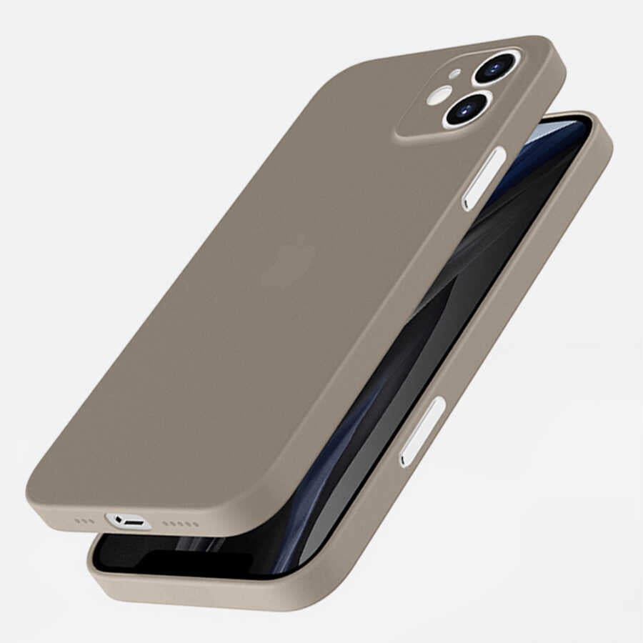 iPhone 11 Pro Max Kılıf Wiwu Skin Nano PP Kılıf Transparan Siyah