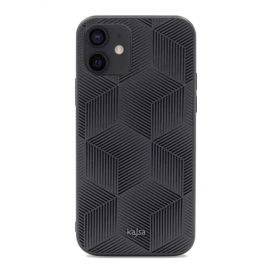Apple iPhone 12 Kılıf Kajsa Splendid Serisi 3D Cube Kapak
