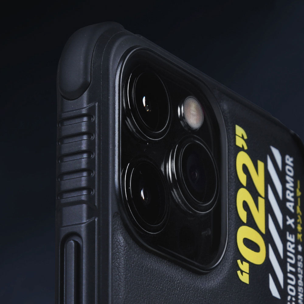 iPhone 12 Kılıf SkinArma Standlı Deri Görünümlü Shingoki Kılıf Sarı