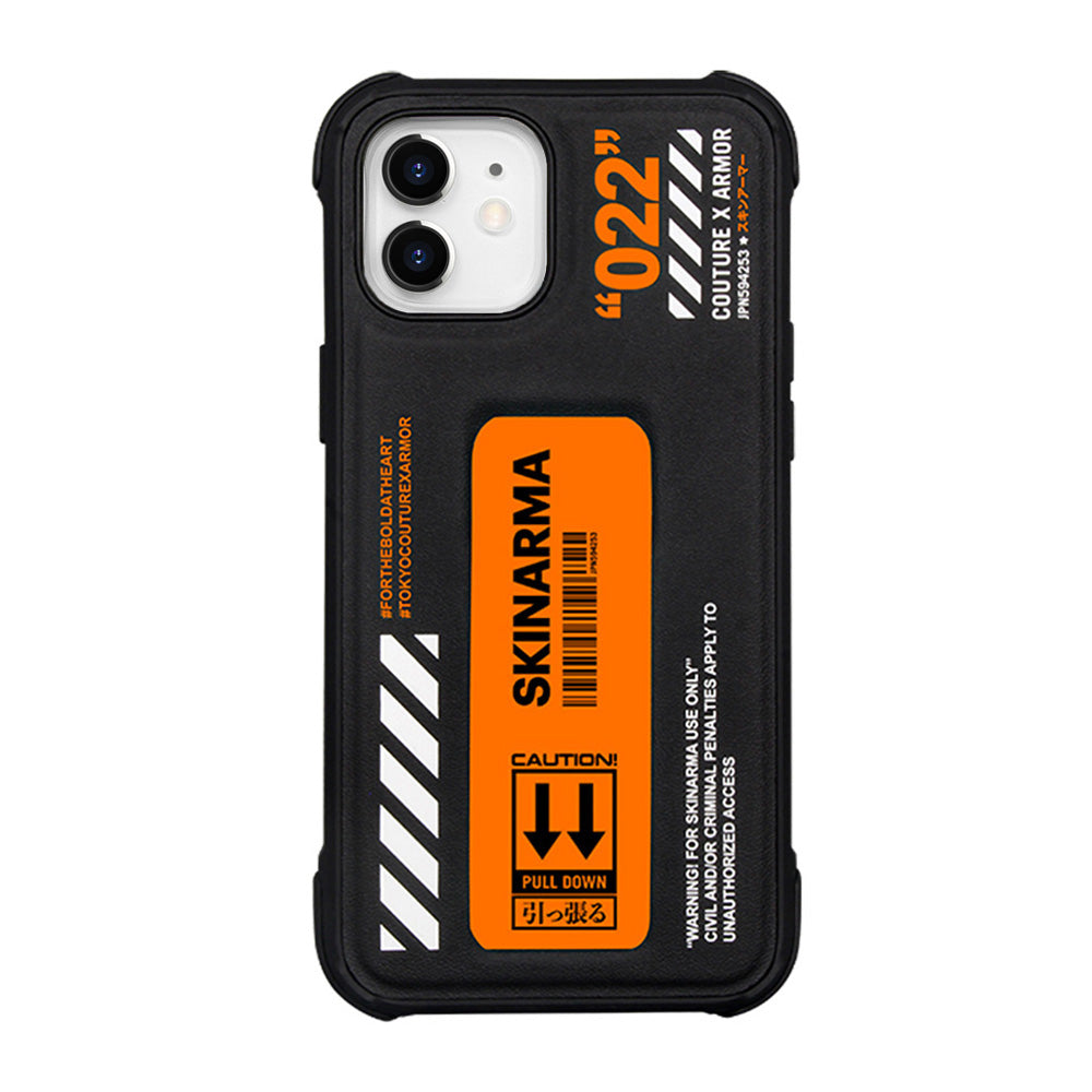 iPhone 12 Kılıf SkinArma Standlı Deri Görünümlü Shingoki Kılıf Turkuaz