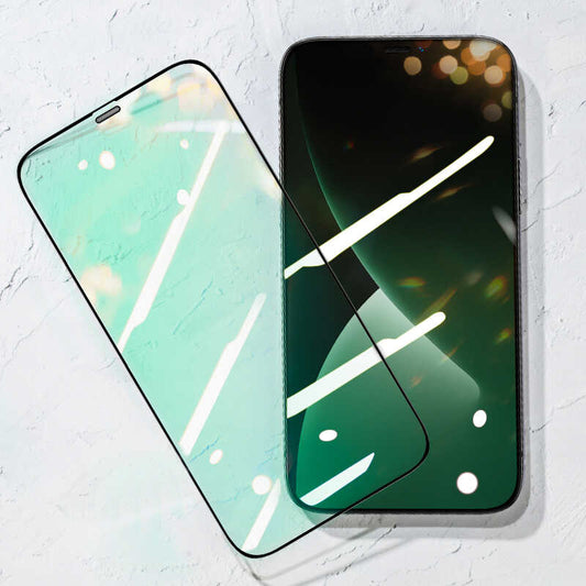 iPhone 12 Mini Benks 0.3mm V Pro Dust Proof Green Light Ekran Koruyucu Renksiz