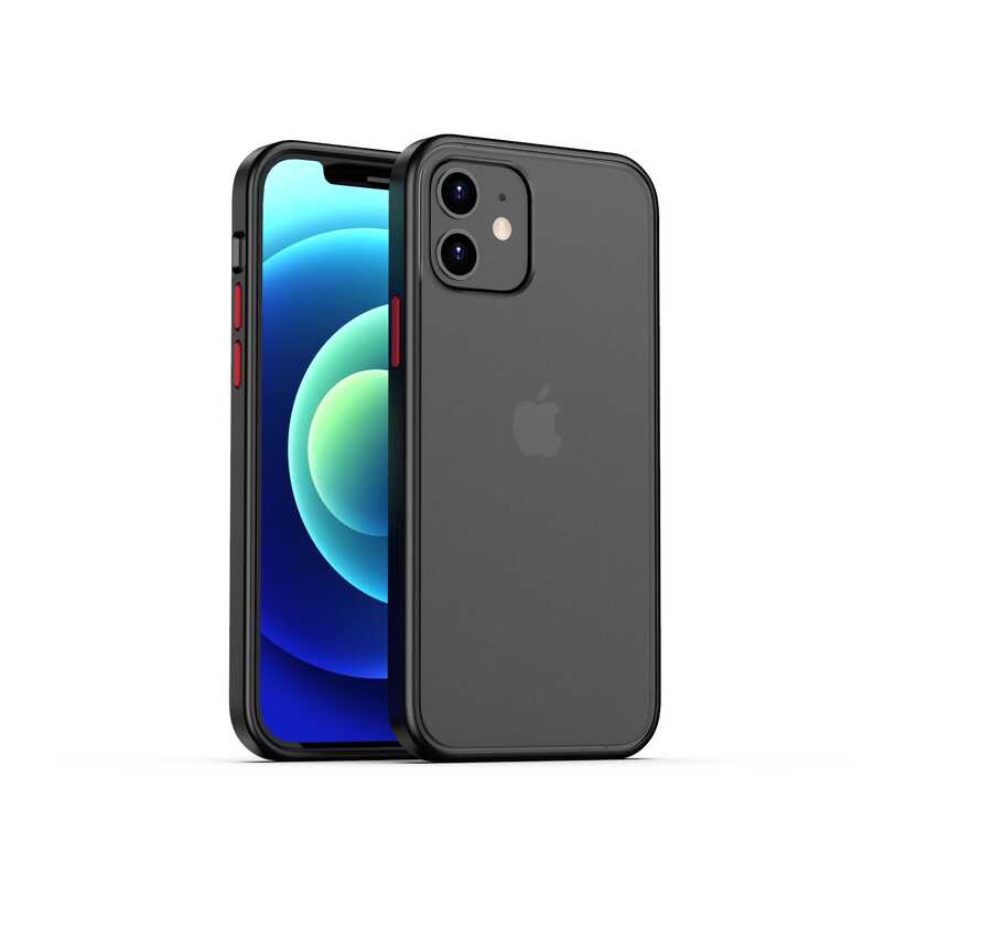 iPhone 12 Mini Kılıf Benks Magic Smooth Drop Resistance Kılıf Siyah