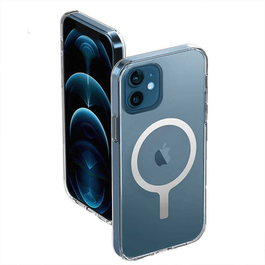iPhone 12 Mini Kılıf Wiwu Magnetic Crystal Kılıf Renksiz