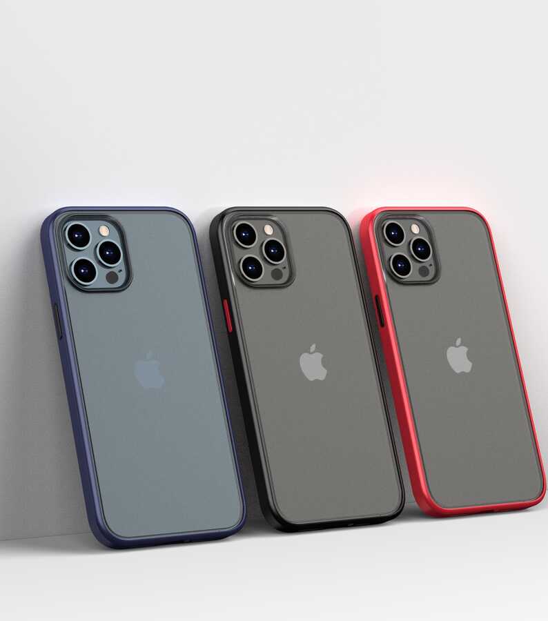 iPhone 12 Pro Kılıf Benks Magic Smooth Drop Resistance Kılıf Kırmızı