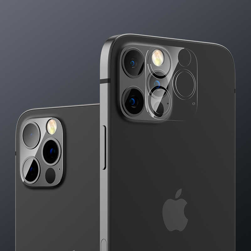 iPhone 12 Pro Max Benks Soft Kamera Lens Koruyucu Cam Renksiz