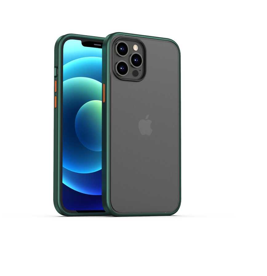 iPhone 12 Pro Max Kılıf Benks Magic Smooth Drop Resistance Kılıf Yeşil