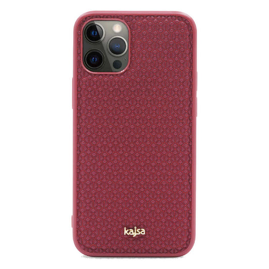 Apple iPhone 12 Pro Max Kılıf Kajsa Splendid Serisi 3D Leaf Kapak