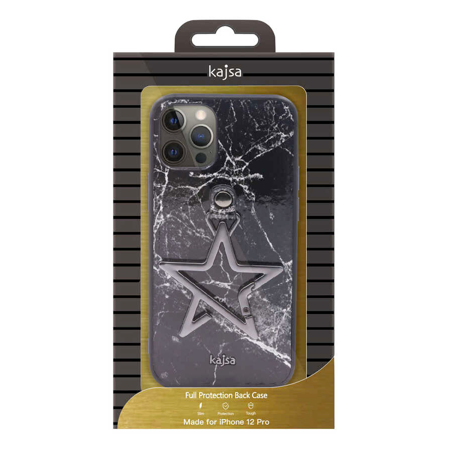 iPhone 12 Pro Max Kılıf Kajsa Starry Serisi Marble Kılıf NO2