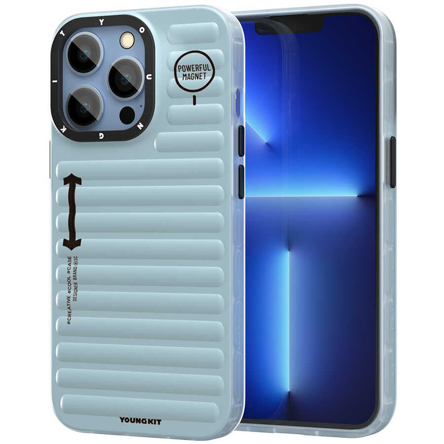 Apple iPhone 12 Pro Max Kılıf YoungKit Plain Coloured Serisi Kapak