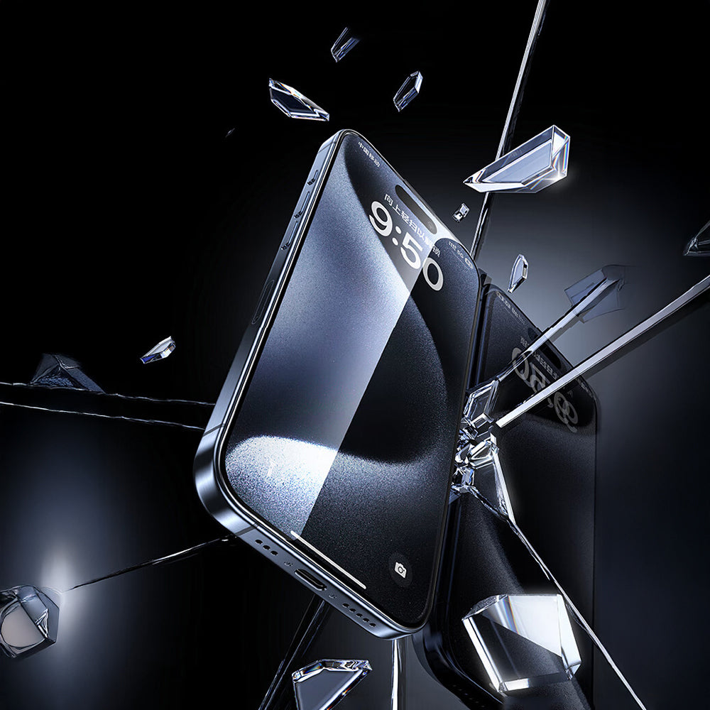 Apple iPhone 12 Pro Max Wiwu Wi-SQ008 Easy Install Temperli Cam Ekran Koruyucu + Kolay Uygulama Aparatlı