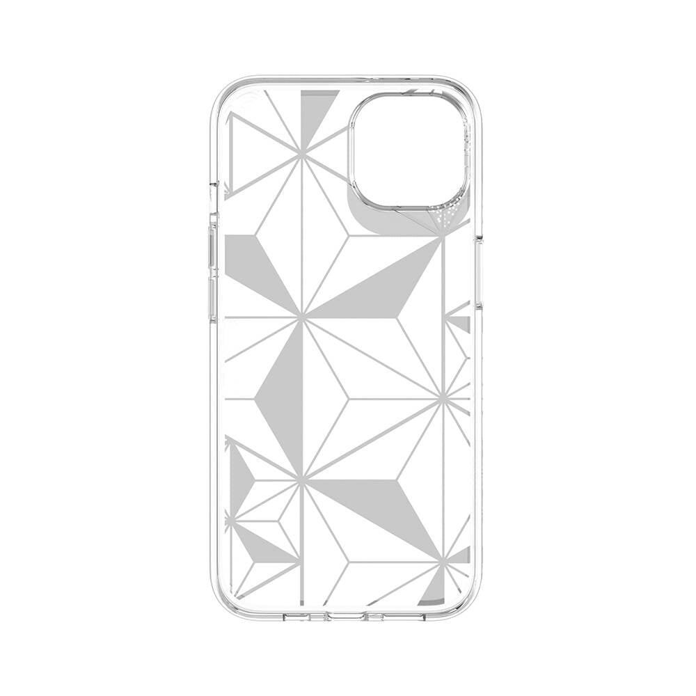 iPhone 13 Kılıf Çift IMD Baskılı Lisanslı Switcheasy Artist Asanoha Kılıf Renksiz