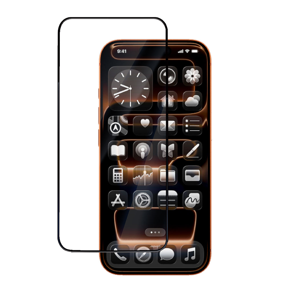 Apple iPhone 13 Mohseven M6 HD Temperli Cam Ekran Koruyucu + Kolay Uygulama Aparatı