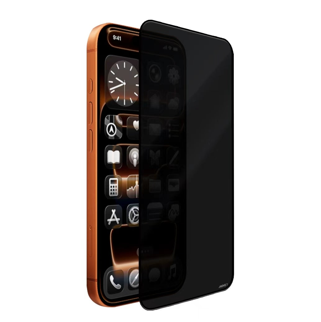 Apple iPhone 13 Mohseven M6 Privacy Temperli Cam Ekran Koruyucu + Kolay Uygulama Aparatı