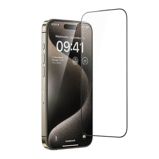 iPhone 13 Pro Casebang Clear HD Ekran Koruyucu + Kolay Uygulama Aparatı Renksiz