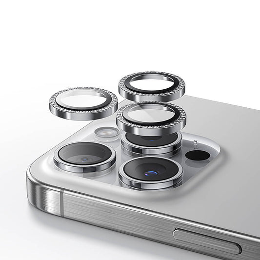 iPhone 13 Pro Casebang Gem Kamera Lens Koruyucu Gümüş
