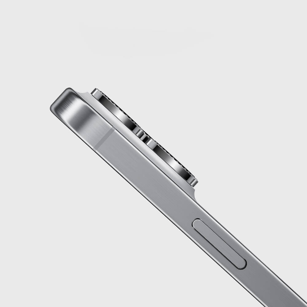 iPhone 13 Pro Casebang Gem Kamera Lens Koruyucu Gümüş