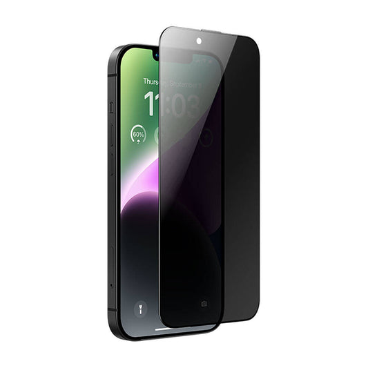 iPhone 13 Pro Hidrofobik Ve Oleofobik Özellikli Benks Privacy Air Shield Ekran Koruyucu 10'lu Paket Şeffaf