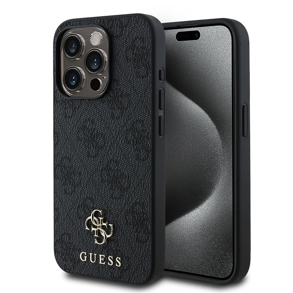 Apple iPhone 13 Pro Kılıf Guess Orjinal Lisanslı M-safe Şarj Özellikli Small 4G Classic Kapak